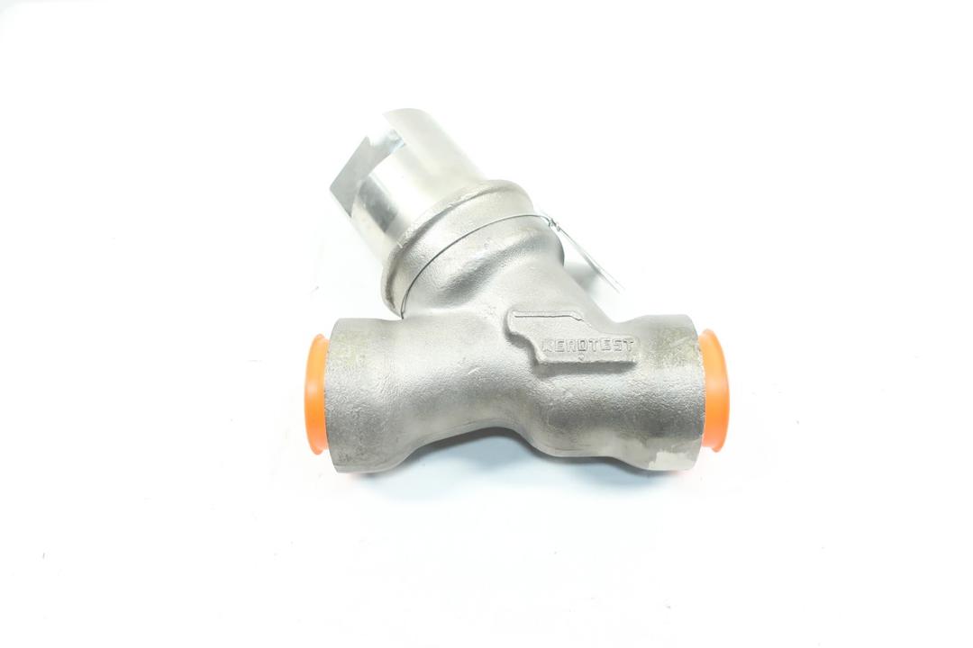 KEROTEST WPSC-31516 STAINLESS Y GLOBE VALVE SOCKET WELD 2IN D613085