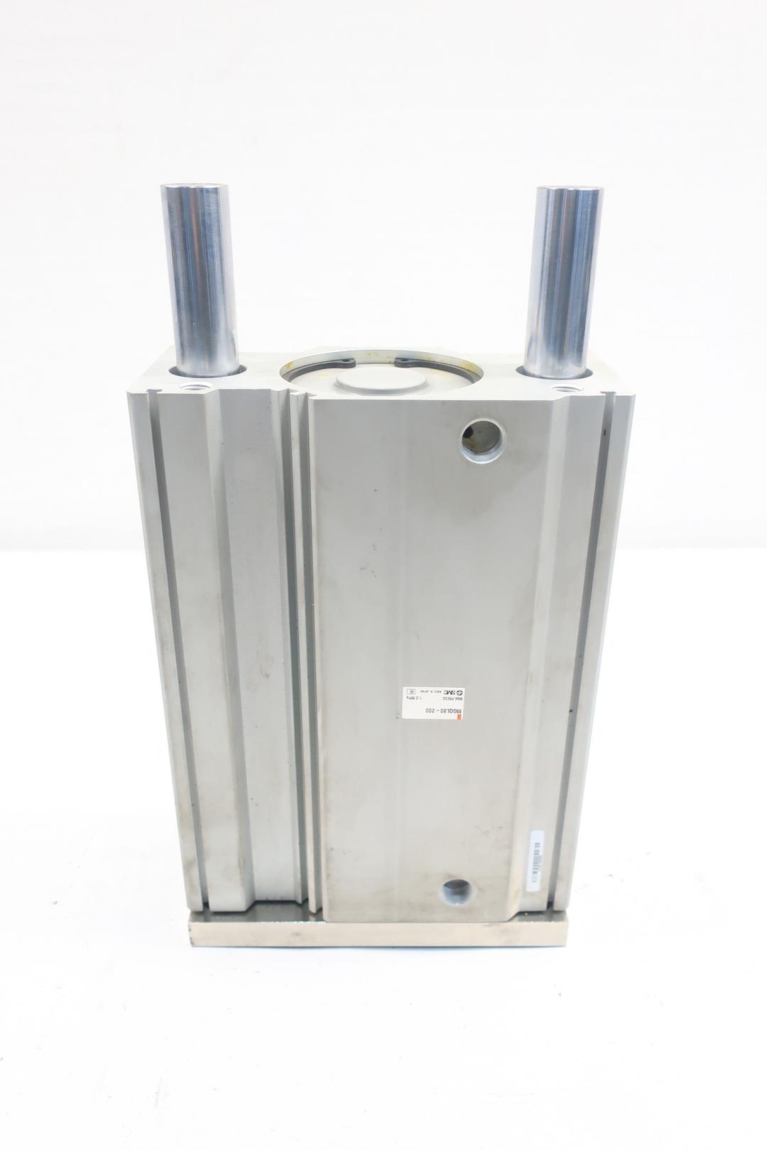 SMC MGQL80-200 GUIDED SLIDE CYLINDER 80MM 200MM 1MPA D644663