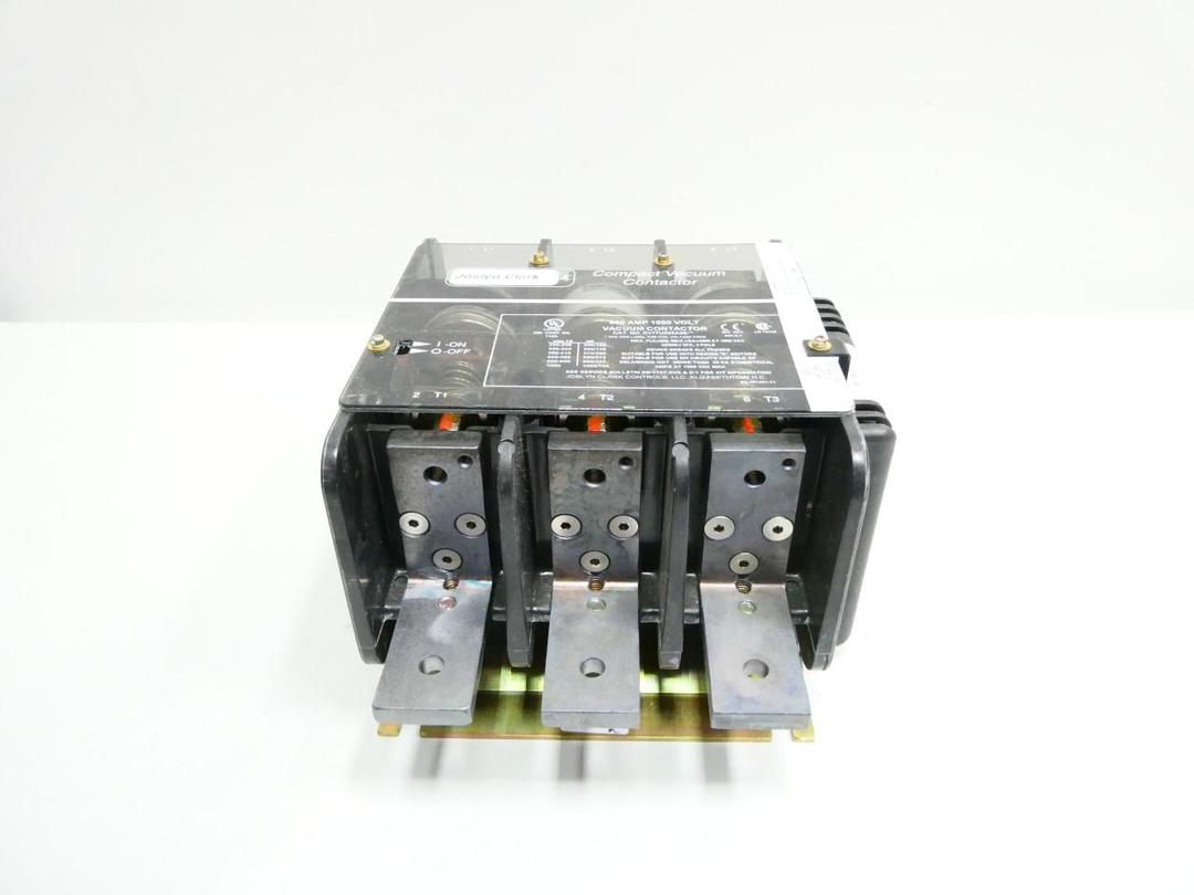 JOSLYN CLARK CV77U036A06-76 VACUUM CONTACTOR 110/120V-AC 1000V-AC 600A AMP 500HP