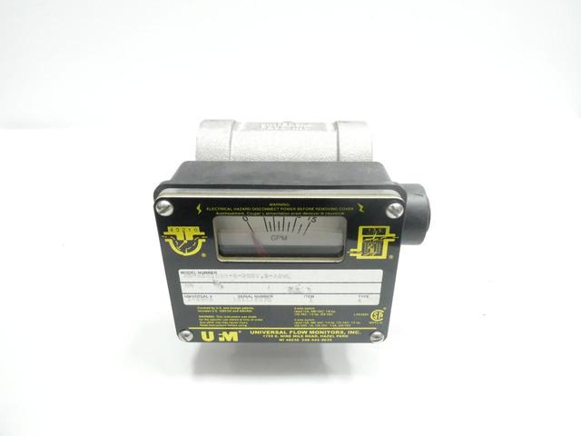UFM MN-ASB15GM-8-200V.9-A0WL VARIABLE AREA FLOW METER 0-15GPM 1IN NPT