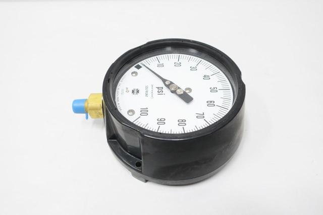 AMETEK 1980 PRESSURE GAUGE 4-1/2IN 0-100PSI 1/4IN NPT