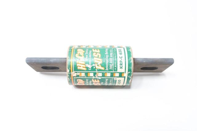 COOPER BUSSMANN KRP-C-650 HI-CAP BLADE FUSE L 650A AMP 600V-AC