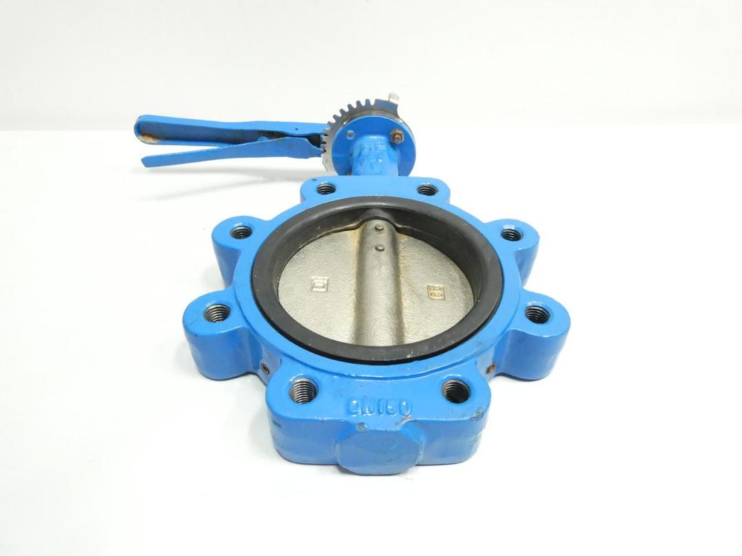 KF VALVES 12021619552 MANUAL STEEL LUGGED BUTTERFLY VALVE 6IN