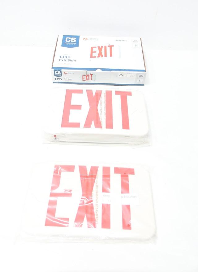 LITHONIA LIGHTING EXR LED EL M6 CONTRACTOR SELECT EMERGENCY EXIT SIGN 120/277VAC