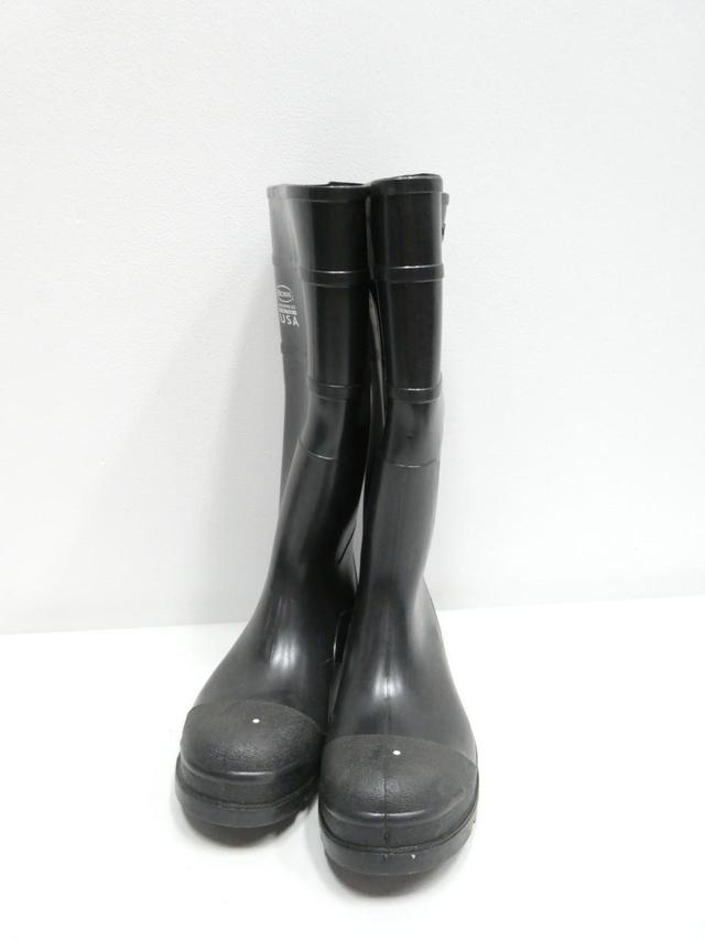 BOSS 2KS3961 SIZE 9 19IN ECONOMY PVC BLACK STEEL TOE BOOT