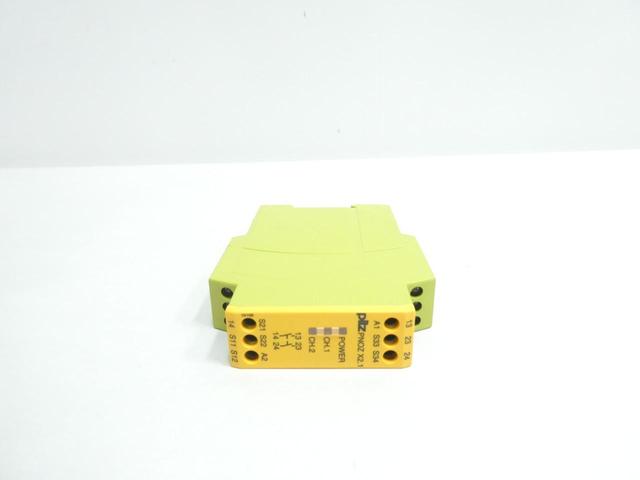 PILZ PNOZ X2.1 24VAC/DC 2N/O 774306 SAFETY RELAY 24V-AC/DC