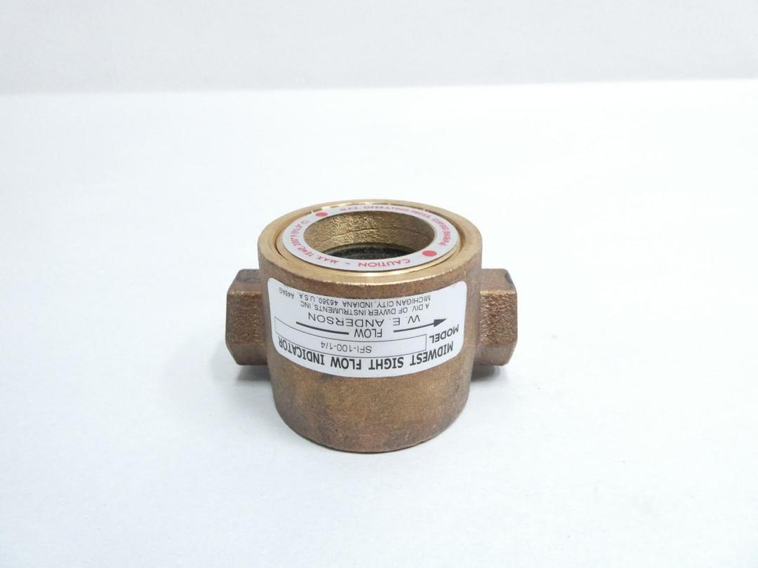 DWYER SFI-100-1/4 MIDWEST SIGHT FLOW INDICATOR 1/4IN