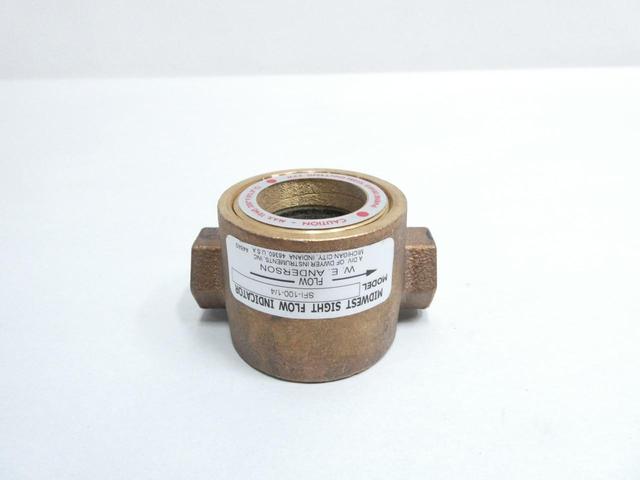 DWYER SFI-100-1/4 MIDWEST SIGHT FLOW INDICATOR 1/4IN
