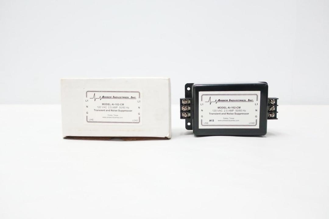 AMBER INDUSTRIES AI-102-CM SURGE SUPPRESSOR 2.5A AMP 120V-AC
