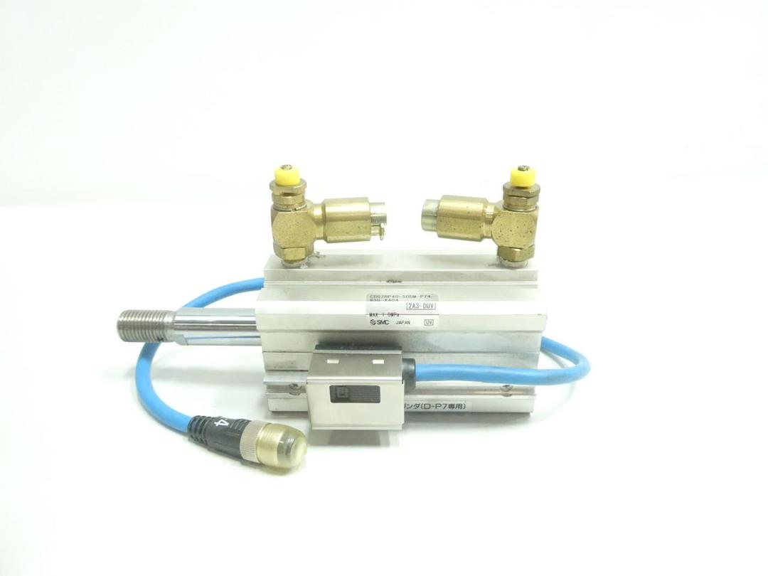 SMC CDQ2BP40-50DM-P74-85G-X404 DOUBLE ACTING PNEUMATIC CYLINDER 40MM 50MM 1MPA