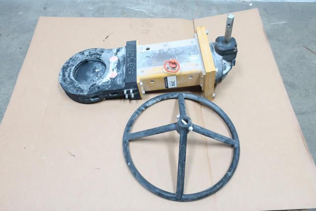DSS SV1S06-SS-SS-AF/1-BG-S13-S19-S99 MANUAL STAINLESS KNIFE GATE VALVE 6IN 150