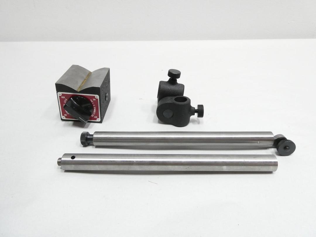 STARRETT 659A HEAVY DUTY MAGNETIC BASE ASSEMBLY SET
