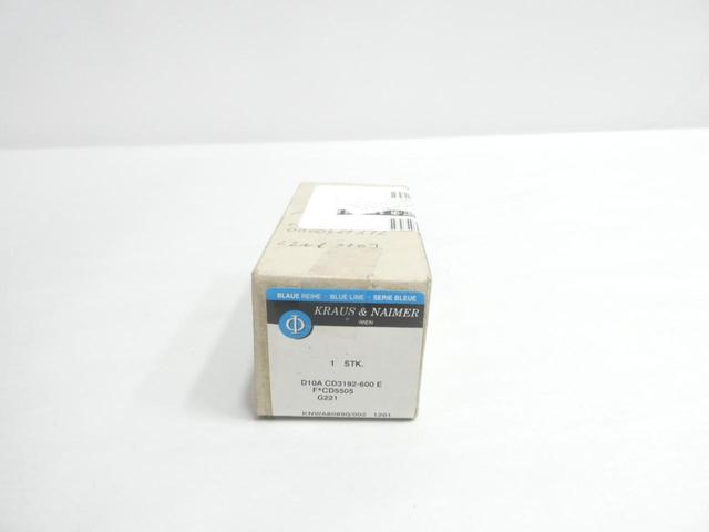 KRAUS & NAIMER D10A CD3192-600 ROTARY CAM SWITCH 600V-AC