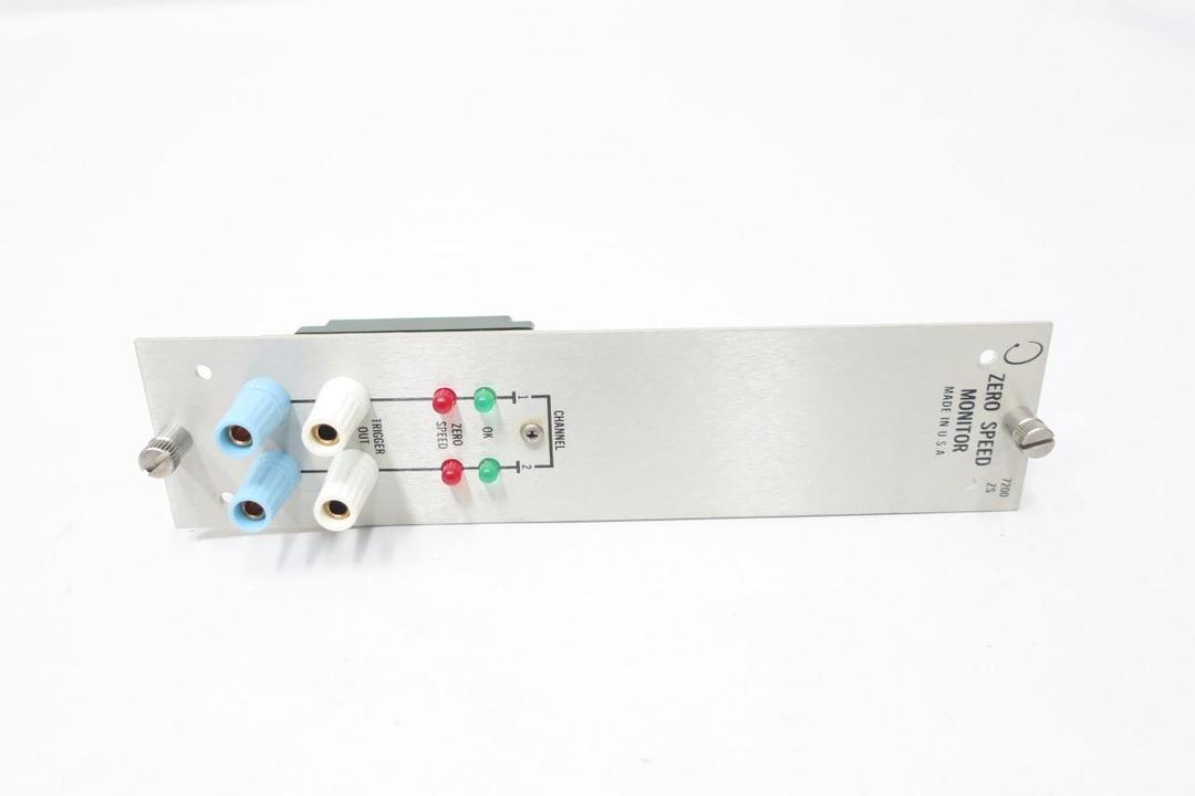 BENTLY NEVADA 72955-01 ZERO SPEED MONITOR FACEPLATE