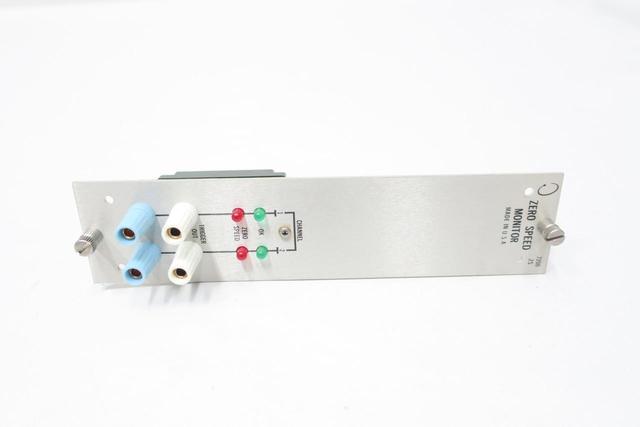 BENTLY NEVADA 72955-01 ZERO SPEED MONITOR FACEPLATE