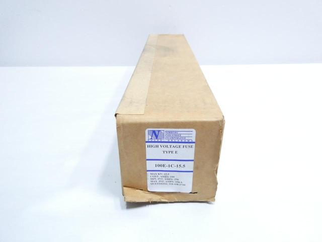 NORBERG 100E-1C-5.5 TYPE E HIGH VOLTAGE FUSE 100E AMP 15.5KV-AC