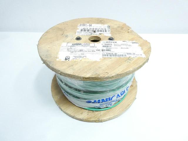OMNI CABLE C81001-04 105STR TC SIS 90C GREEN WIRE 1C 10AWG 500FT