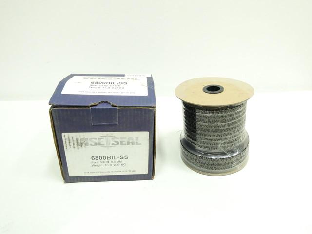 VISESEAL 6800BIL-SS COMPRESSION PACKING 3/8IN 5LB
