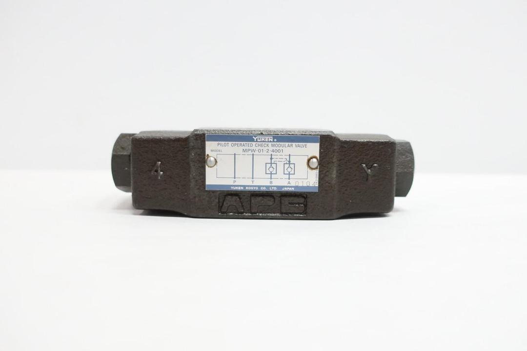 YUKEN MPW-01-2-4001 PILOT OPERATED CHECK MODULAR VALVE
