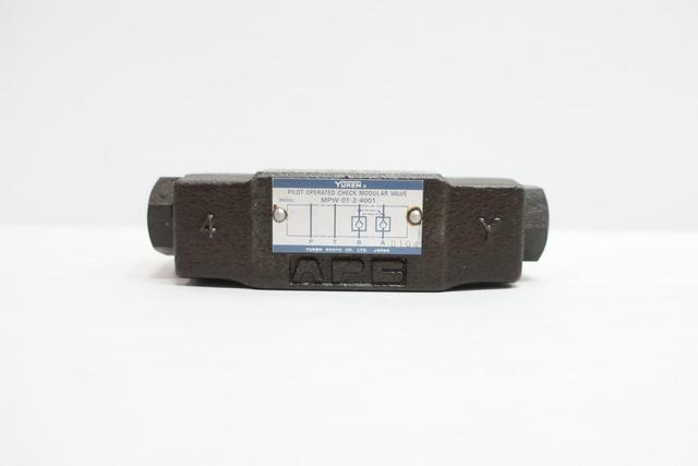YUKEN MPW-01-2-4001 PILOT OPERATED CHECK MODULAR VALVE