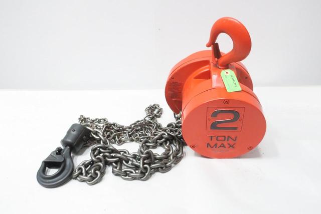 CM COLUMBUS MCKINNON 64626 4626 SERIES 646 HAND CHAIN HOIST 2TON