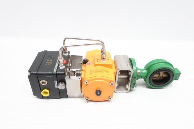 DEMCO J022581-011 PNEUMATIC IRON WAFER CONTROL VALVE 2IN 150