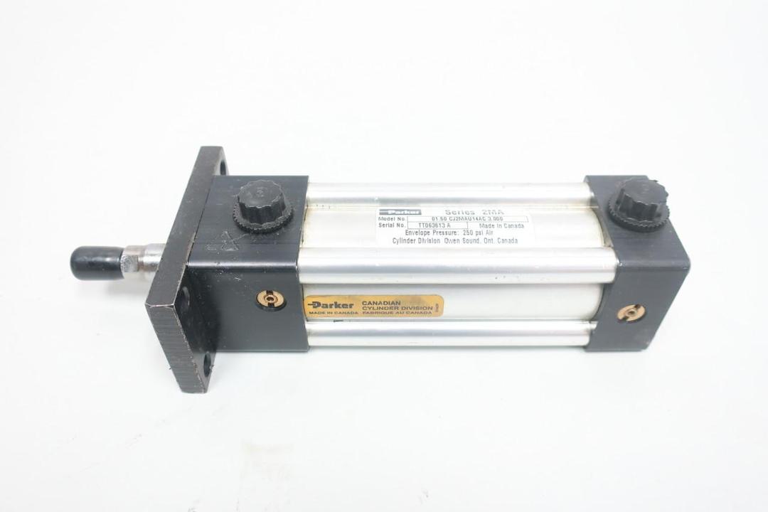 PARKER 01.50 CJ2MAU14AC 3.00 DOUBLE ACTING PNEUMATIC CYLINDER 1-1/2IN 3IN 250PSI