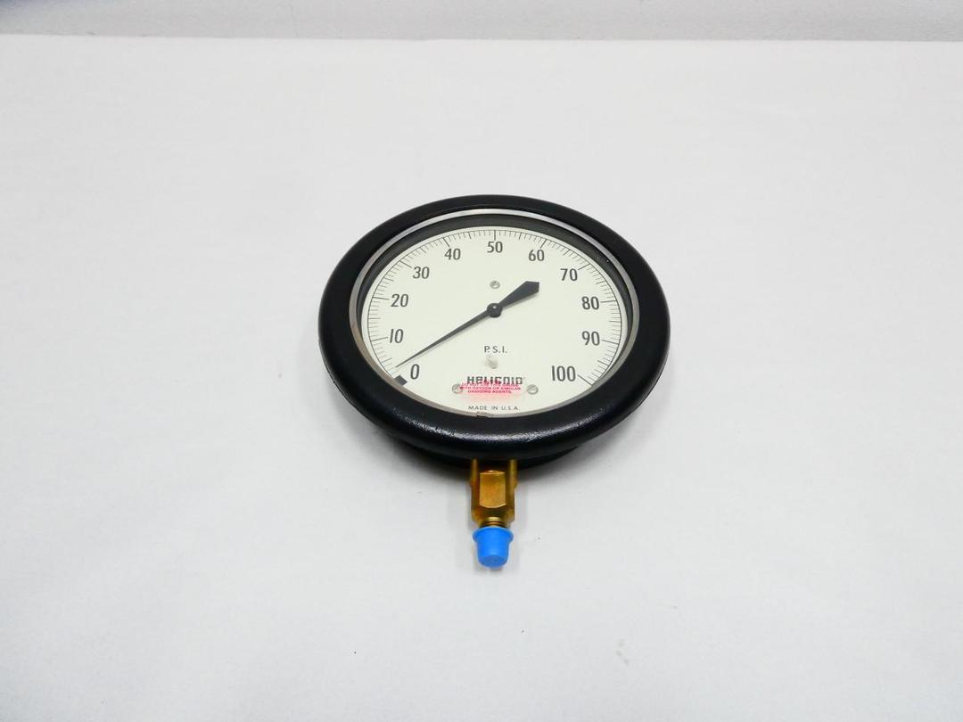 HELICOID G1E1E9A000000 PRESSURE GAUGE 7IN 1/4IN 0-100PSI NPT