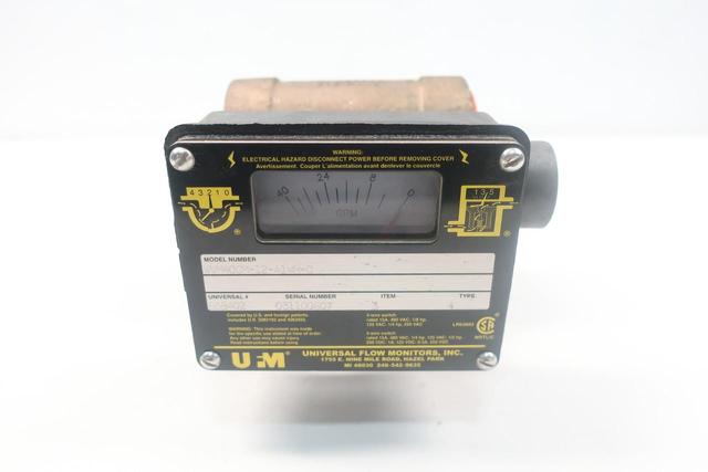 UFM WVM40GM-12-A1WR-C FLOW METER 0-40GPM 1-1/2IN NPT
