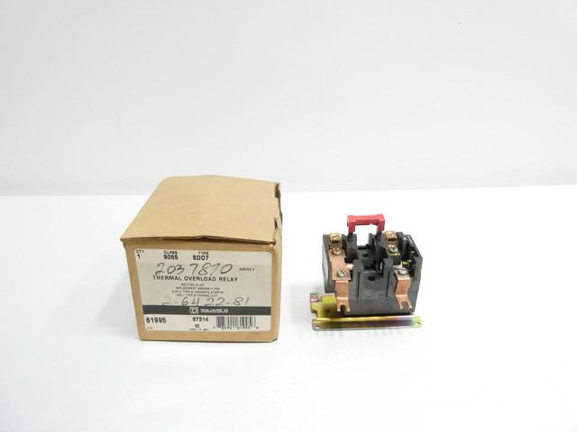 SQUARE D 9065 SDO7 THERMAL OVERLOAD RELAY