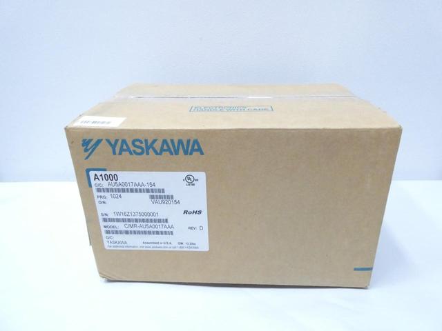 YASKAWA CIMR-AU5A0017AAA AC VFD DRIVE 500-600V-AC 0.1-400HZ 15HP