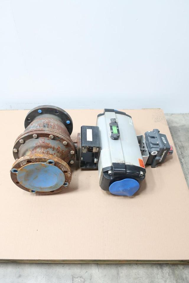FLOWSERVE J8195566TTPTZ150 R0 AB175S10 DXP-M21GNEB STEEL CONTROL VALVE 6IN 150