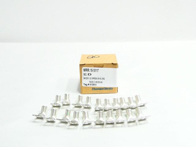 BOX OF 20 THOMAS&BETTS 54150UB ONE HOLE COPPER LUG
