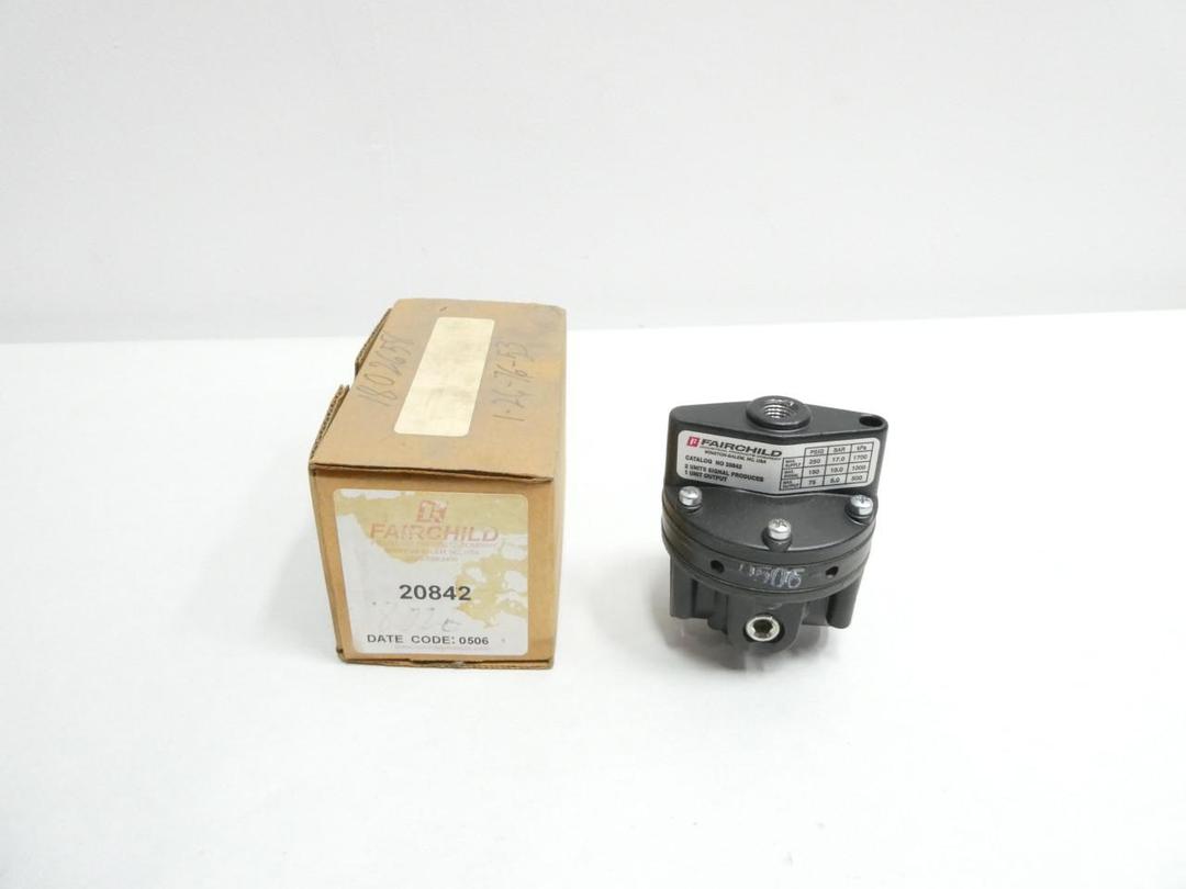 FAIRCHILD 20842 VOLUME BOOSTER 1/4IN 250PSI