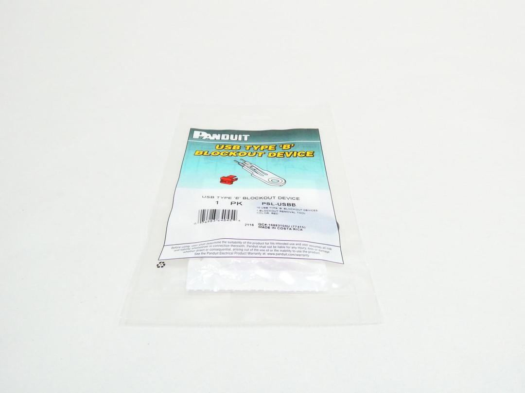 PACK OF 10 PANDUIT PSL-USBB USB BLOCKOUT DEVICE TYPE B