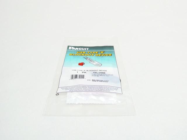 PACK OF 10 PANDUIT PSL-USBB USB BLOCKOUT DEVICE TYPE B