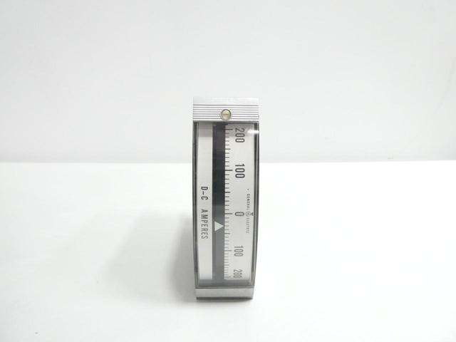 GENERAL ELECTRIC GE 53-100C562GB AMMETER 200-0-200DC AMP