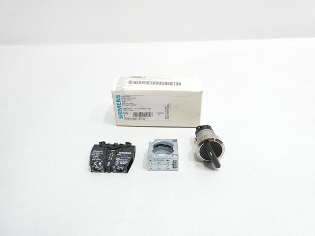 SIEMENS 3SB3 601-2KA11 2 POS SELECTOR SWITCH