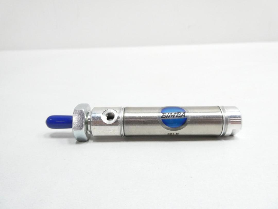 BIMBA 021-D DOUBLE ACTING PNEUMATIC CYLINDER 9/16IN 1IN