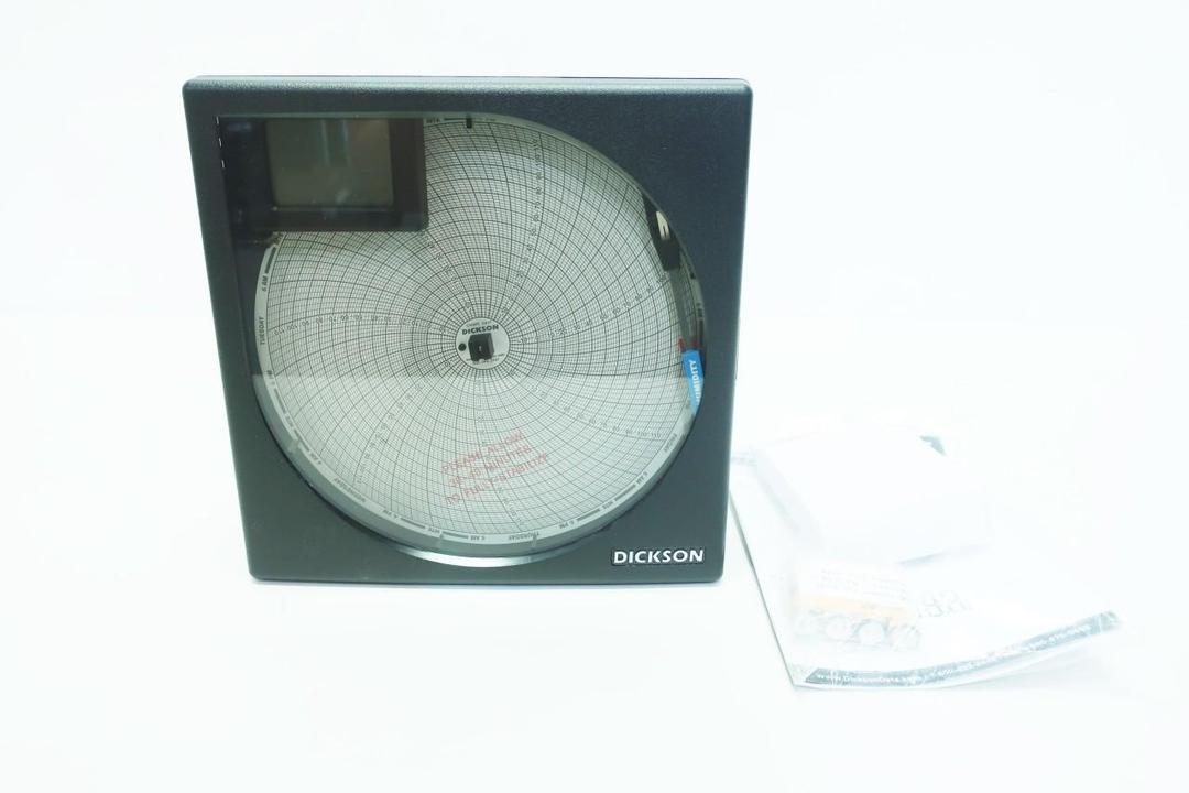 DICKSON TH803 8IN TEMPERATURE AND HUMIDITY CHART RECORDER