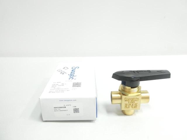 SWAGELOK B-45XF8 MANUAL BRASS THREADED BALL VALVE 1/2IN