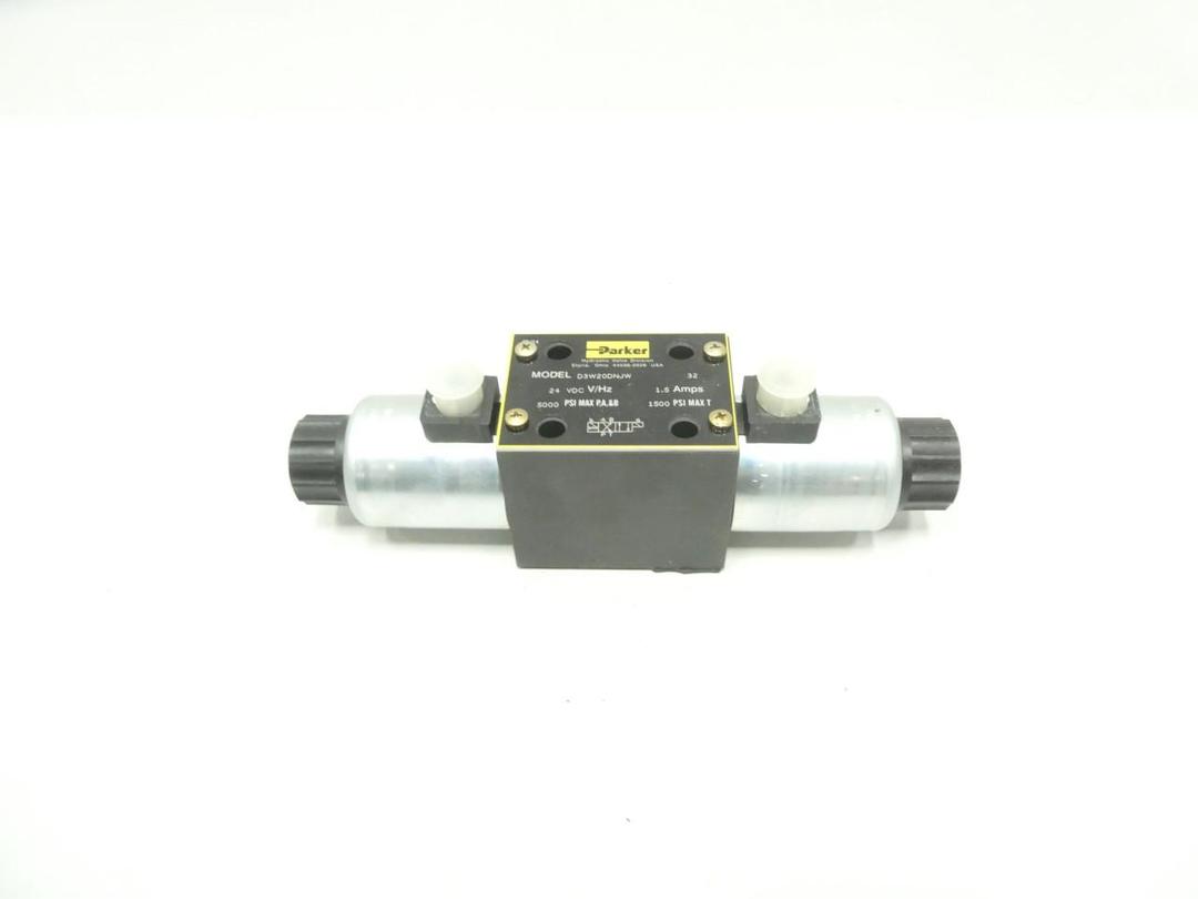 PARKER D3W20DNJW HYDRAULIC DIRECTIONAL CONTROL VALVE 5000PSI 24V-DC