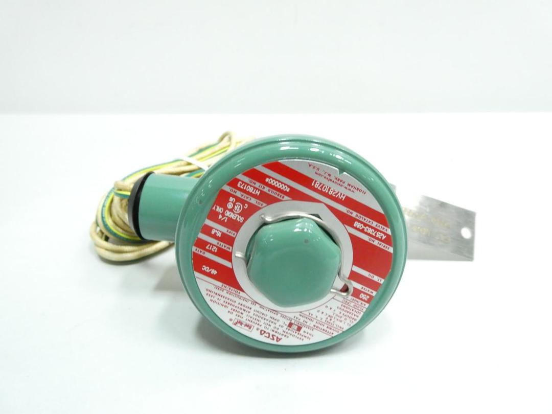 ASCO HV2810781 RED-HAT SOLENOID VALVE 48V-DC 1/4IN NPT