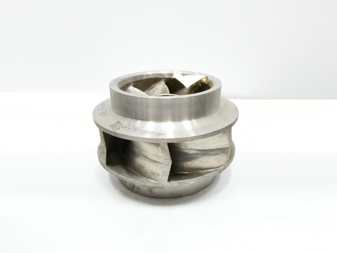 INGERSOLL RAND 12AFV STAINLESS 7-VANE PUMP IMPELLER 14IN OD