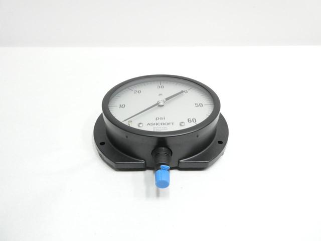 ASHCROFT 60-1010A-02L-60# PRESSURE GAUGE 6IN 0-60PSI 1/4IN NPT