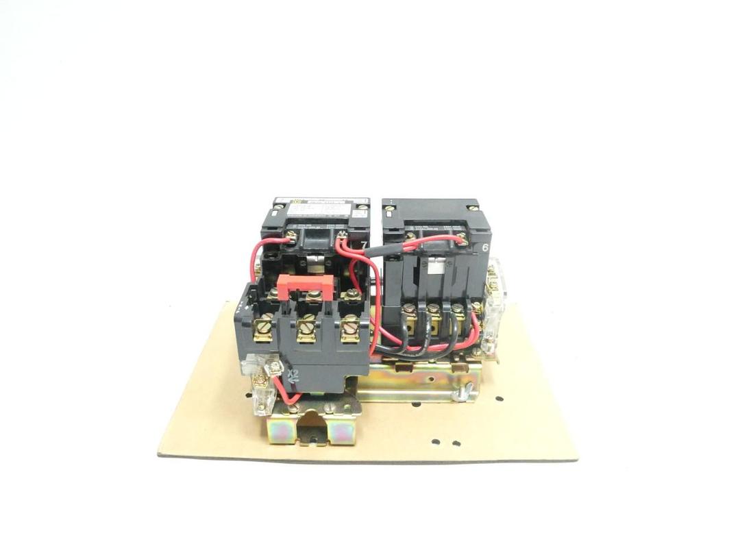 SQUARE D 8736SCO8-120V60HZ-SX1010 SIZE 1 REVERSING STARTER 120V-AC 10HP