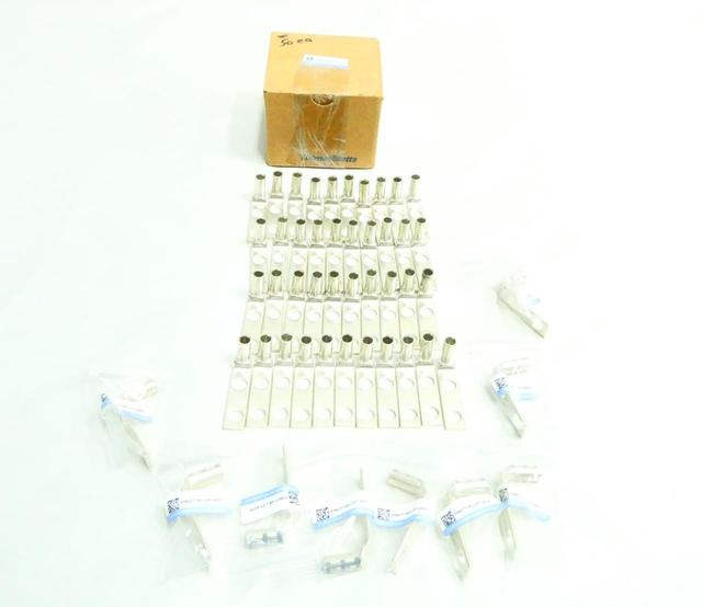 BOX OF 50 THOMAS&BETTS 54854BEUB0616 2-HOLE COPPER LUG