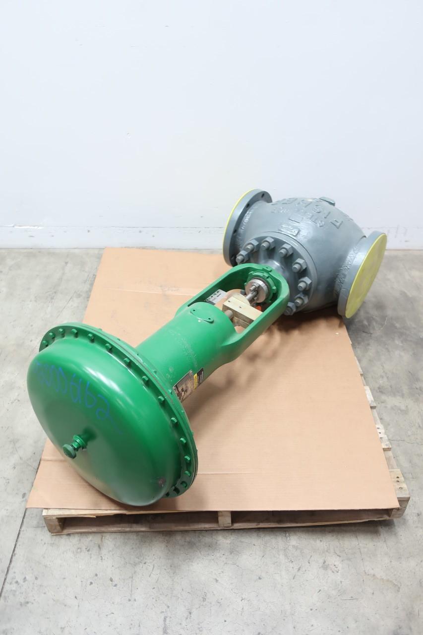 FISHER EWT EASY-E 667 SIZE 70 PNEUMATIC STEEL FLANGED CONTROL VALVE 8IN 150
