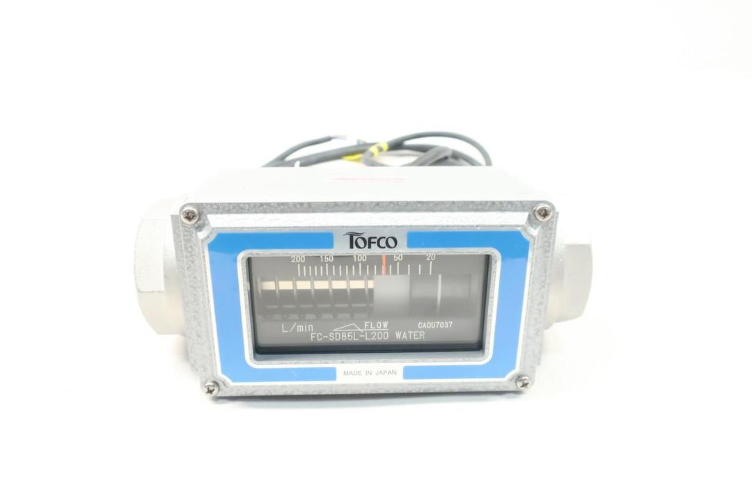 TOFCO FC-SD85L-L200 FLOW METER CHECKER 1-1/2IN NPT 0-24V-DC