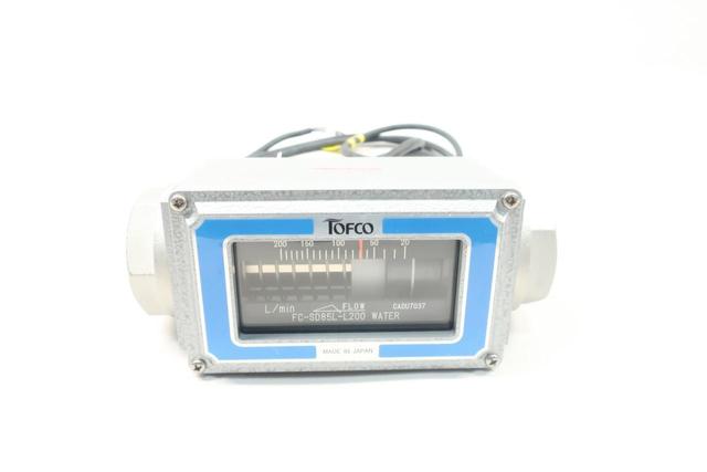 TOFCO FC-SD85L-L200 FLOW METER CHECKER 1-1/2IN NPT 0-24V-DC